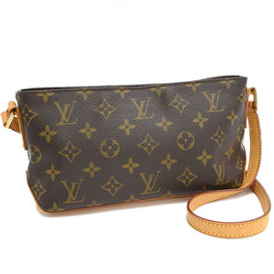 Louis Vuitton Trotteur Crossbody Shoulder Bag Monogram Canvas Brown